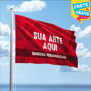 Bandeira Ultra-HD Tecido TecnoSport 100% Poliéster 2.0m x 1.50m 4x0 Cor Impressão Sublimática Impressão Única Face FRETE GRÁTIS NAS COMPRAS ACIMA DE 100,00, CONSULTE AS REGIÕES.