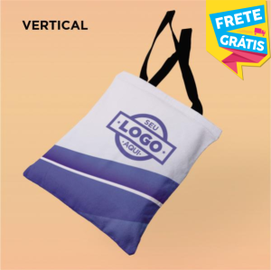 Bolsa Vertical Tecido TecnoSport 100% Poliéster  4x0 Cor Impressão Ultra-HD Sublimática Alça Dupla Nylon 25mm FRETE GRÁTIS NAS COMPRAS ACIMA DE 100,00, CONSULTE AS REGIÕES.