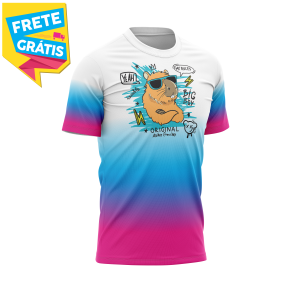 CAMISETA TÉRMICA EXCLUSIVE MASCULINA INFANTIL THERMO DRY EXCLUSIVE PERSONALIZADA MASCULINO INFANTIL 4X0 COR ULTRA-HD EPSON 92,7% POLIÉSTER E 7,5% ELASTANO IMPRESSÃO TOTAL | TINTA ORIGINAL MADE IN JAPAN FRETE GRÁTIS NAS COMPRAS ACIMA DE 100,00, CONSULTE AS REGIÕES.