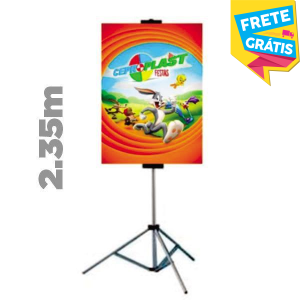 Eco Banner c/ Tripé COMPLETO Alumínio Tripé c/ 2.35m 4x0 Tecido ECO Sintético Completo | Ambiente Interno FRETE GRÁTIS NAS COMPRAS ACIMA DE 100,00, CONSULTE AS REGIÕES.