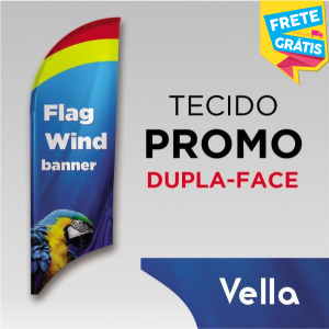 TECIDO PROMOCIONAL VELA TECIDO TECNOSPORT 100% SINTÉTICO 1.95M X 0.65M DUPLA-FACE | IMPRESSÃO ULTRA-HD EPSON LINHA BRANCA COSTURA OVERLOQUE EXTERNO FRETE GRÁTIS NAS COMPRAS ACIMA DE 100,00, CONSULTE AS REGIÕES.