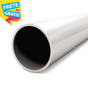 TUBO ALUMÍNIO 3/4 - 6M Tubo de Alumínio Redondo 19,05mm (3/4) Cor Natural Parede de 1.0mm  FRETE GRÁTIS NAS COMPRAS ACIMA DE 100,00, CONSULTE AS REGIÕES.